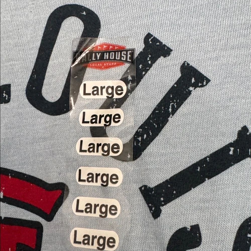Ralley House Light Blue St. Louis Cardinals Woman Large T-Shirt - Picture 6 of 8